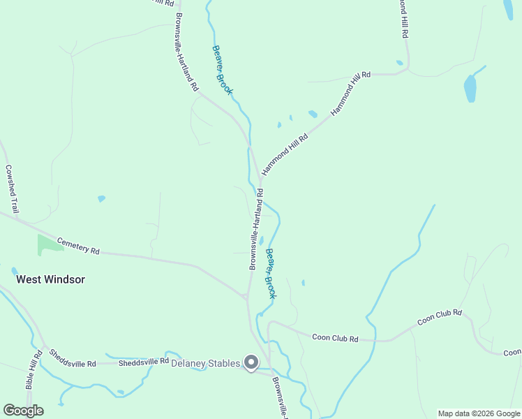 map of restaurants, bars, coffee shops, grocery stores, and more near 1500 Brownsville-Hartland Road in West Windsor
