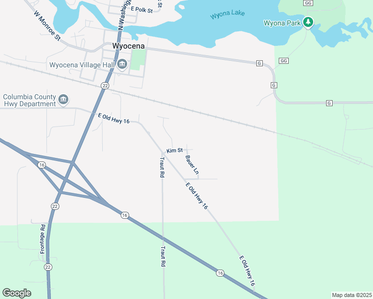 map of restaurants, bars, coffee shops, grocery stores, and more near 595 Bauer Lane in Rio