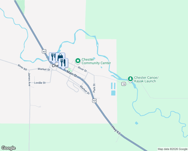 map of restaurants, bars, coffee shops, grocery stores, and more near 700 Park Street in Chester