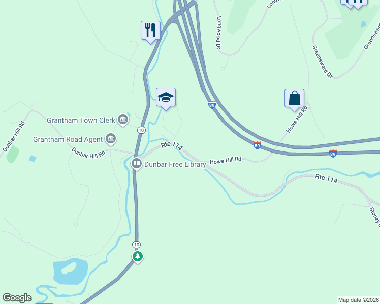 New Hampshire 114, Grantham NH Walk Score