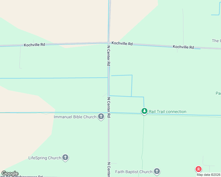 map of restaurants, bars, coffee shops, grocery stores, and more near 5630 North Center Road in Saginaw