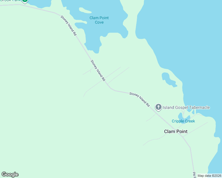 map of restaurants, bars, coffee shops, grocery stores, and more near Stoney Island Road in Clam Point