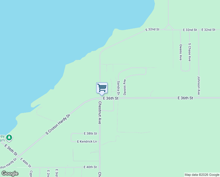 map of restaurants, bars, coffee shops, grocery stores, and more near 3555 Antor in Newaygo