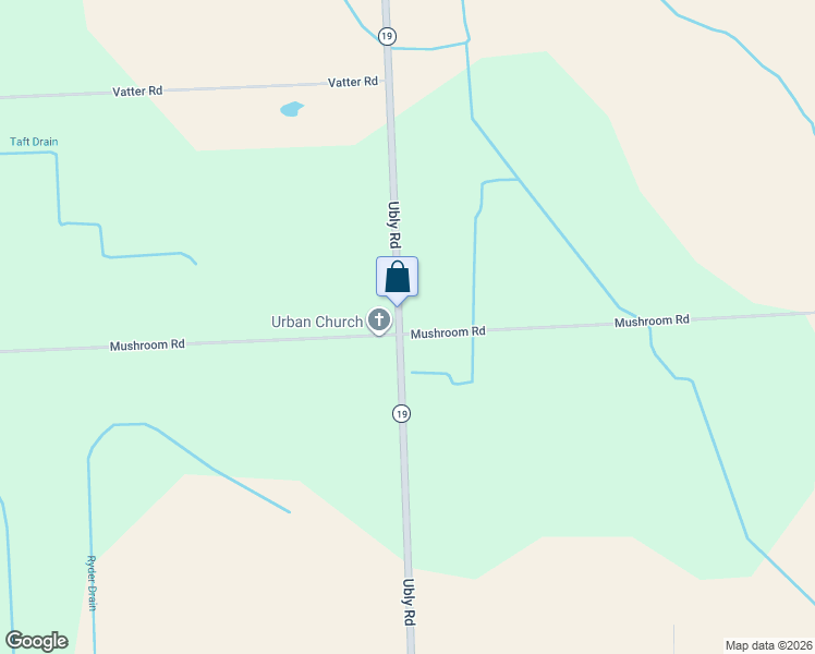 map of restaurants, bars, coffee shops, grocery stores, and more near 2506 Ubly Road in Snover