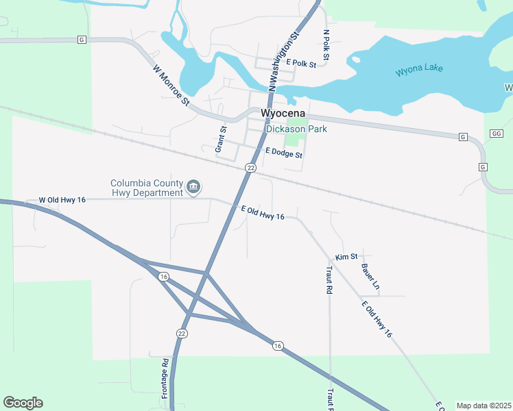 map of restaurants, bars, coffee shops, grocery stores, and more near 187 Old US Highway 16 East in Rio