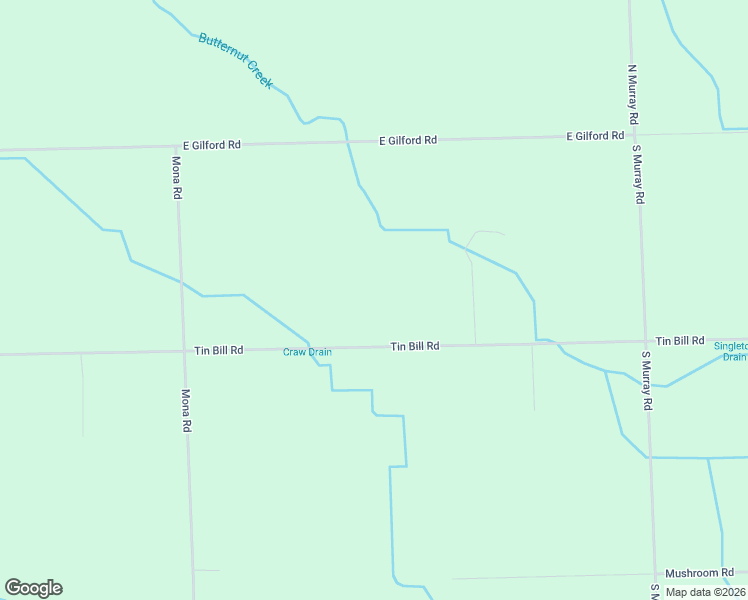 map of restaurants, bars, coffee shops, grocery stores, and more near 2695 Tin Bill Road in Caro