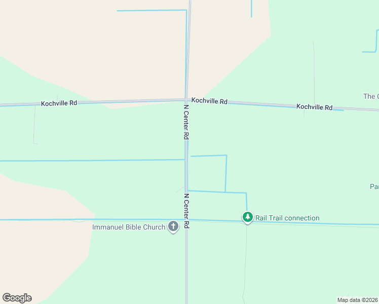 map of restaurants, bars, coffee shops, grocery stores, and more near 5755 North Center Road in Saginaw