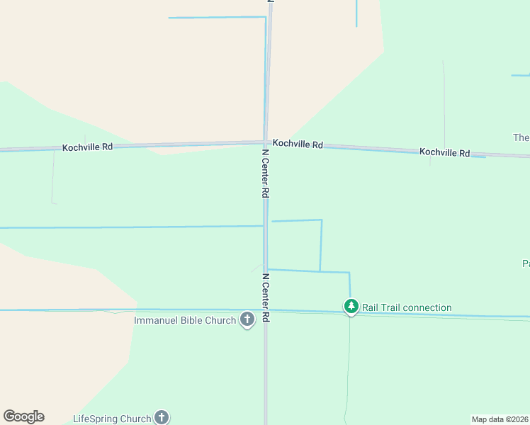 map of restaurants, bars, coffee shops, grocery stores, and more near 4845 Kochville Road in Saginaw