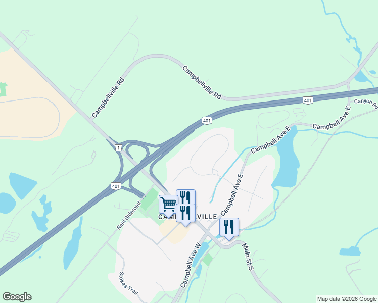 map of restaurants, bars, coffee shops, grocery stores, and more near 163 Wheelihan Way in Milton