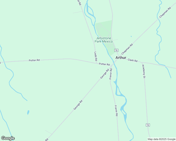 map of restaurants, bars, coffee shops, grocery stores, and more near 36 Potter Road in Mexico