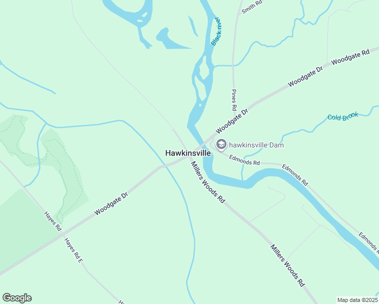 map of restaurants, bars, coffee shops, grocery stores, and more near 9221 Hawkinsville Road in Boonville