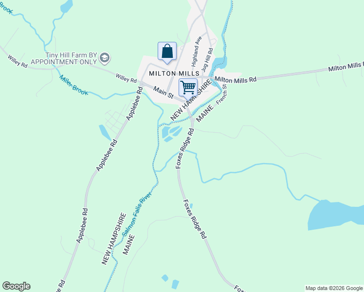 map of restaurants, bars, coffee shops, grocery stores, and more near 95 Foxes Ridge Road in Acton