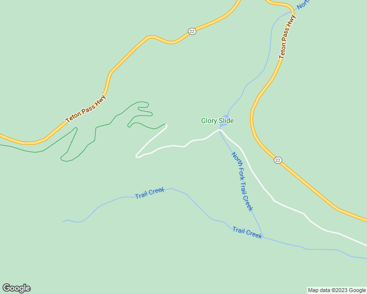 map of restaurants, bars, coffee shops, grocery stores, and more near Jackson Hole Community Pathway System in Wilson