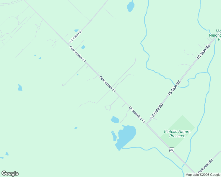 map of restaurants, bars, coffee shops, grocery stores, and more near 4314 Concession Road 11 in Puslinch