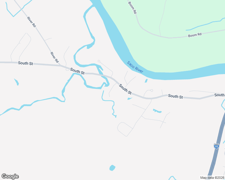 map of restaurants, bars, coffee shops, grocery stores, and more near 477 South Street in Biddeford