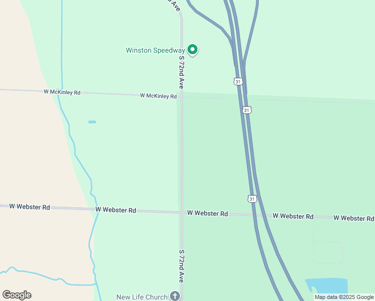 map of restaurants, bars, coffee shops, grocery stores, and more near 8186 South 72nd Avenue in Montague