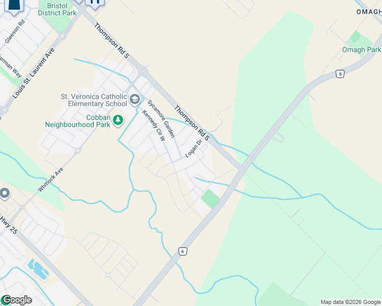 map of restaurants, bars, coffee shops, grocery stores, and more near 980 Logan Drive in Milton