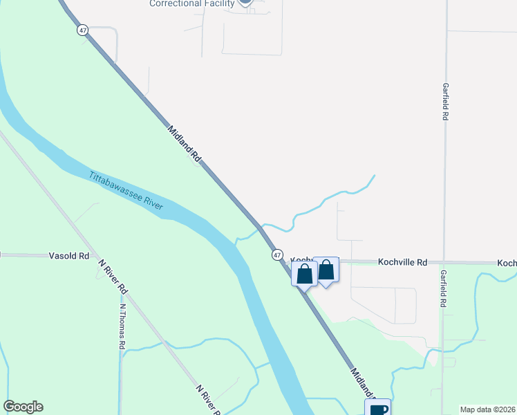 map of restaurants, bars, coffee shops, grocery stores, and more near 6060 Midland Road in Freeland