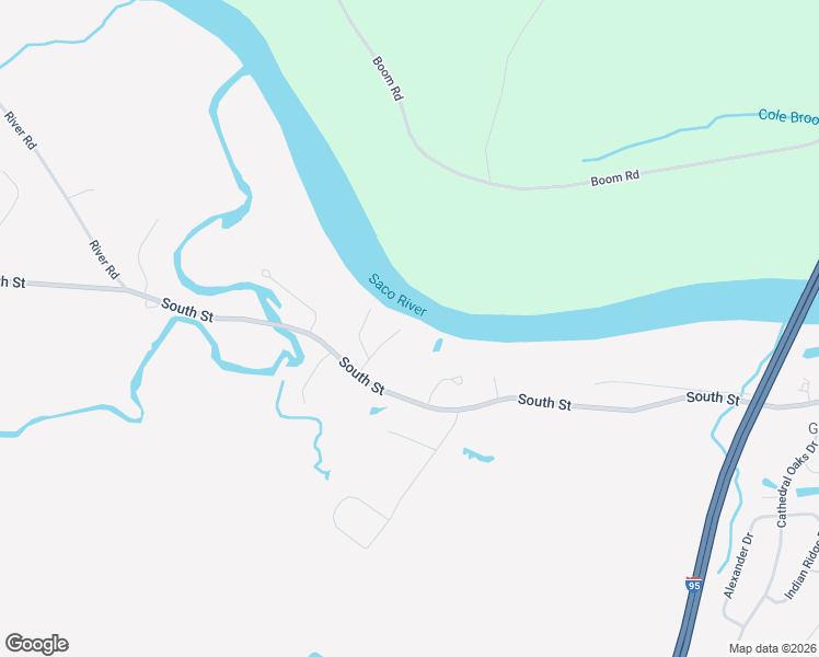 map of restaurants, bars, coffee shops, grocery stores, and more near 466 South Street in Biddeford