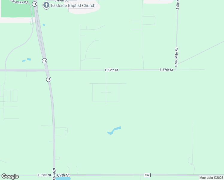 map of restaurants, bars, coffee shops, grocery stores, and more near 6909 East Kestral Place in Sioux Falls