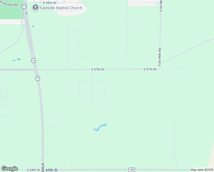 map of restaurants, bars, coffee shops, grocery stores, and more near 5200 South Faith Avenue in Sioux Falls