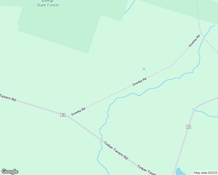 map of restaurants, bars, coffee shops, grocery stores, and more near 77 Dowley Road in Pulaski