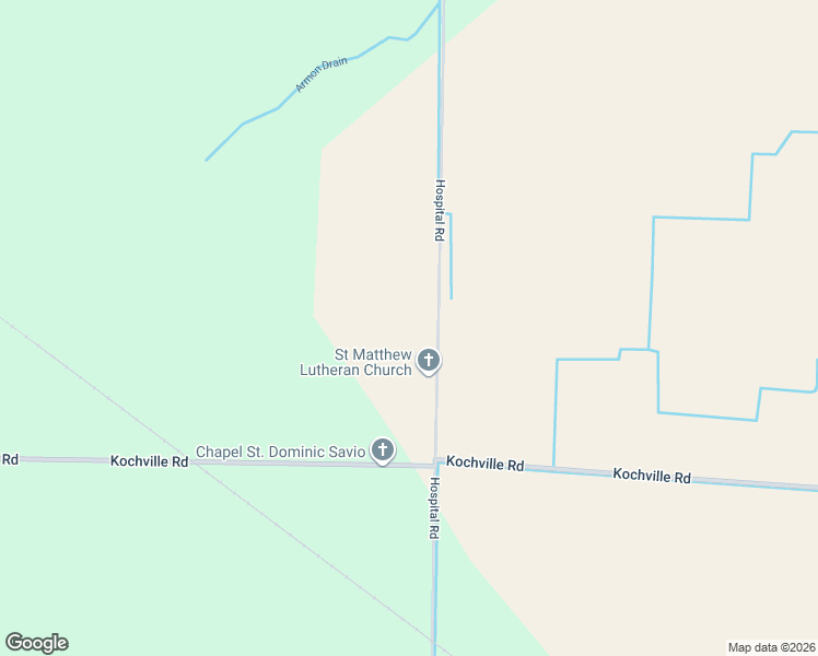 map of restaurants, bars, coffee shops, grocery stores, and more near 6000 Hospital Road in Freeland