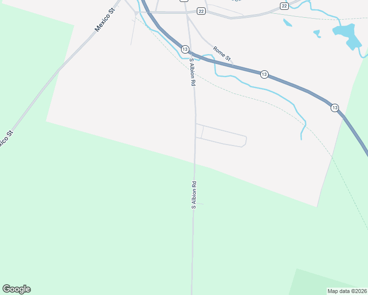 map of restaurants, bars, coffee shops, grocery stores, and more near 447 South Albion Road in Altmar