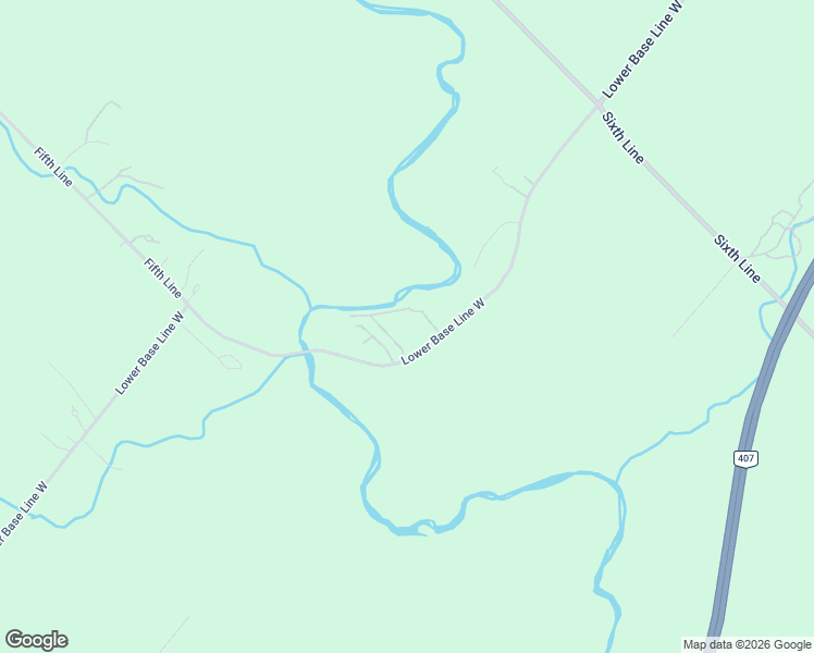 map of restaurants, bars, coffee shops, grocery stores, and more near 825 Lower Base Line West in Milton