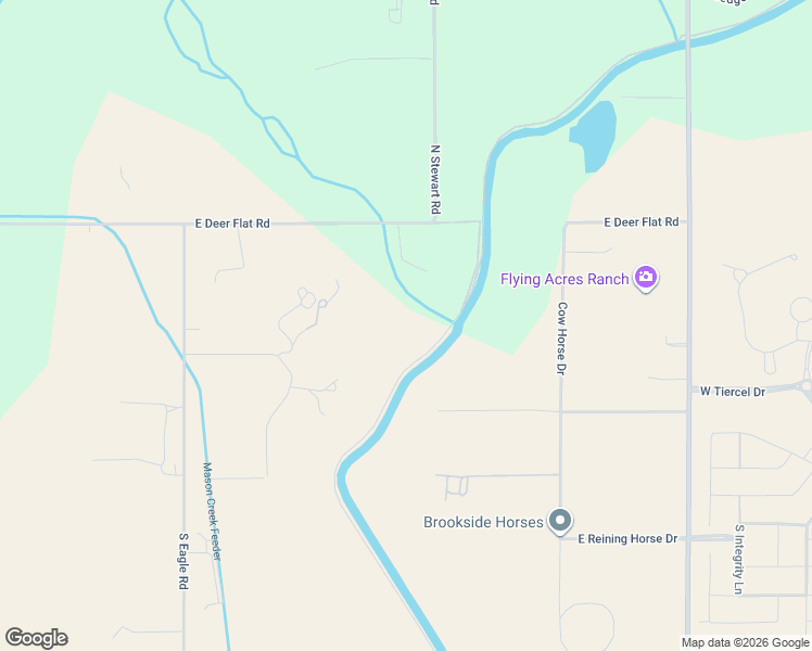 map of restaurants, bars, coffee shops, grocery stores, and more near 5485 East Deer Flat Road in Kuna