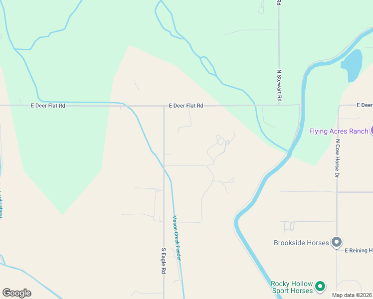 map of restaurants, bars, coffee shops, grocery stores, and more near 1270 North Eagle Road in Kuna