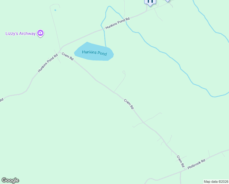 map of restaurants, bars, coffee shops, grocery stores, and more near 100 Cram Road in Sanbornton