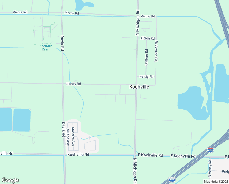 map of restaurants, bars, coffee shops, grocery stores, and more near 1645 Michaelane Drive in Saginaw
