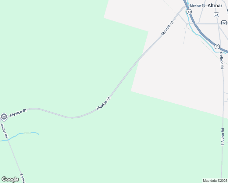 map of restaurants, bars, coffee shops, grocery stores, and more near County Road 22 in Oswego County