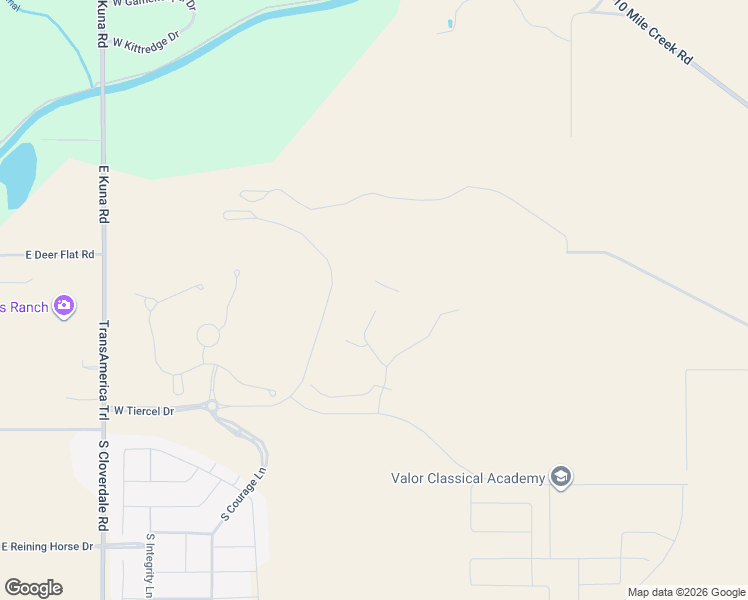 map of restaurants, bars, coffee shops, grocery stores, and more near Unnamed Road in Kuna