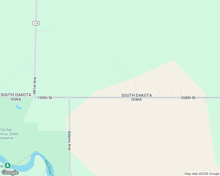 map of restaurants, bars, coffee shops, grocery stores, and more near 48156 268th Street in Brandon