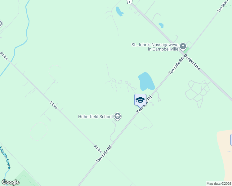 map of restaurants, bars, coffee shops, grocery stores, and more near 10090 Pineview Trail in Milton