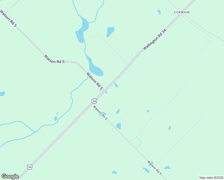 map of restaurants, bars, coffee shops, grocery stores, and more near 7737 Wellington County Road 34 in Puslinch