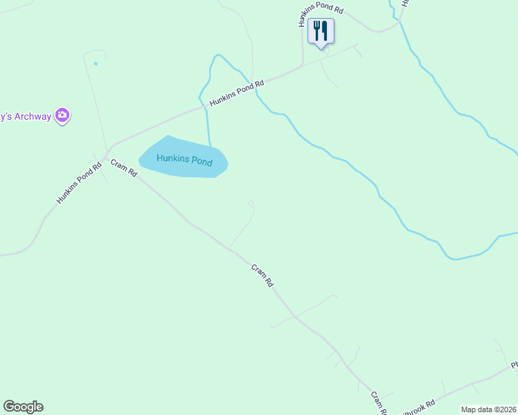 map of restaurants, bars, coffee shops, grocery stores, and more near 100 Cram Road in Sanbornton