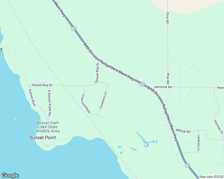 map of restaurants, bars, coffee shops, grocery stores, and more near W9056 Heritage Hills Road in Beaver Dam