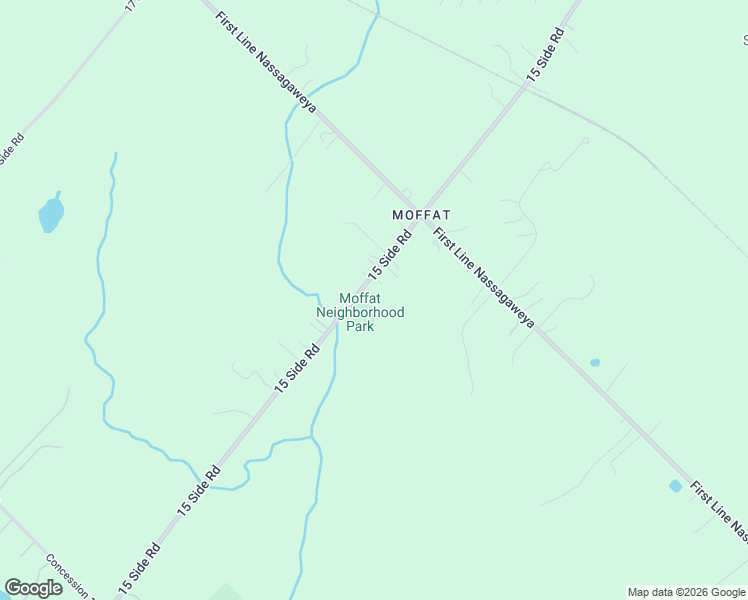 map of restaurants, bars, coffee shops, grocery stores, and more near 1270 15 Side Road in Milton