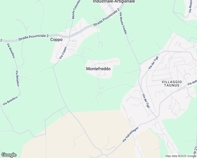map of restaurants, bars, coffee shops, grocery stores, and more near 14 Via Levante in Montefreddo