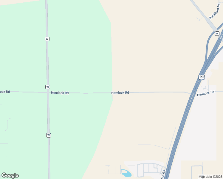 map of restaurants, bars, coffee shops, grocery stores, and more near W8418 Hemlock Road in Beaver Dam
