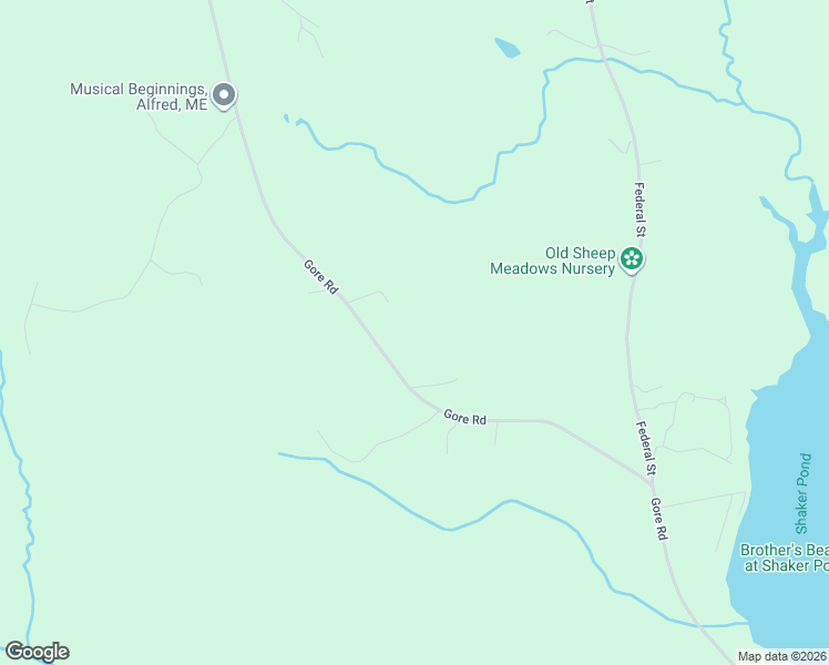 map of restaurants, bars, coffee shops, grocery stores, and more near 330 Gore Road in Alfred