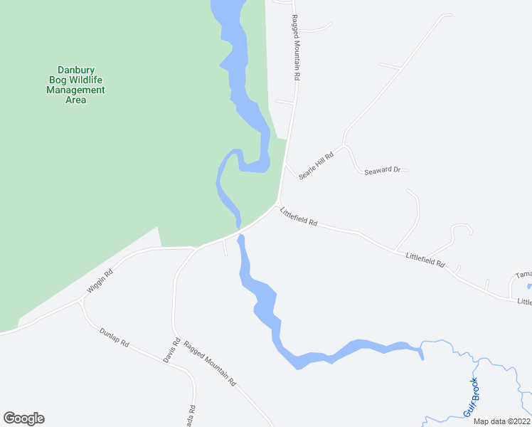 map of restaurants, bars, coffee shops, grocery stores, and more near Ragged Mountain Road in Danbury