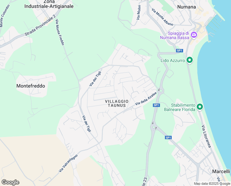 map of restaurants, bars, coffee shops, grocery stores, and more near 12 Via delle Querce in Provincia di Ancona