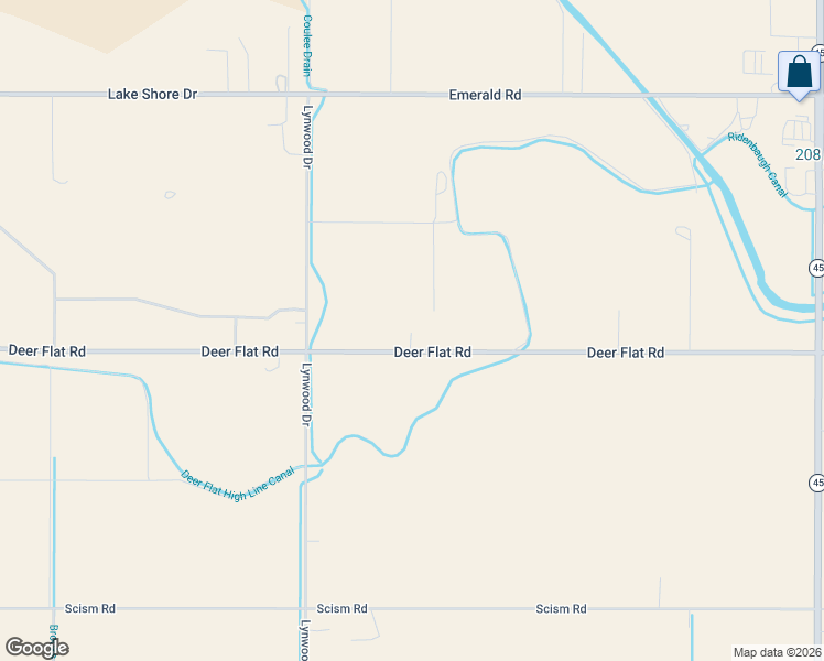 map of restaurants, bars, coffee shops, grocery stores, and more near 9762 Deer Flat Road in Nampa