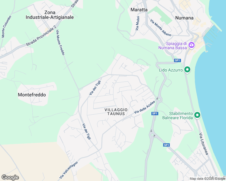 map of restaurants, bars, coffee shops, grocery stores, and more near 25 Via delle Querce in Provincia di Ancona