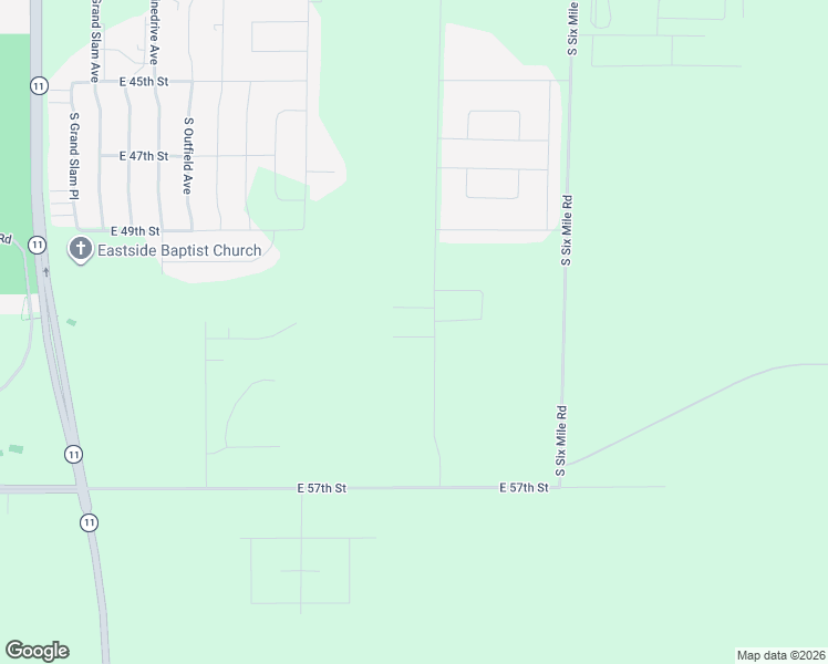 map of restaurants, bars, coffee shops, grocery stores, and more near 4101 South Six Mile Road in Sioux Falls