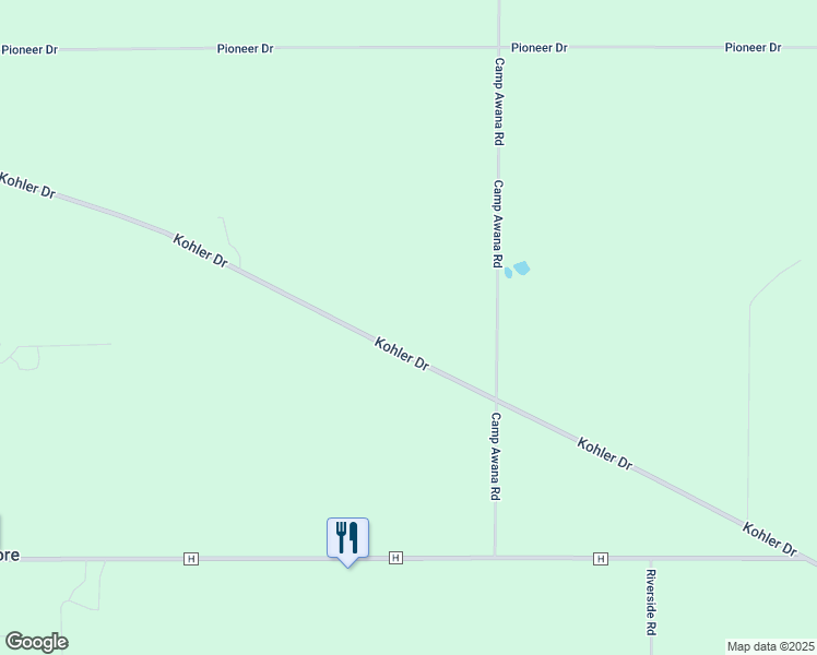 map of restaurants, bars, coffee shops, grocery stores, and more near 176 Kohler Drive in Fredonia